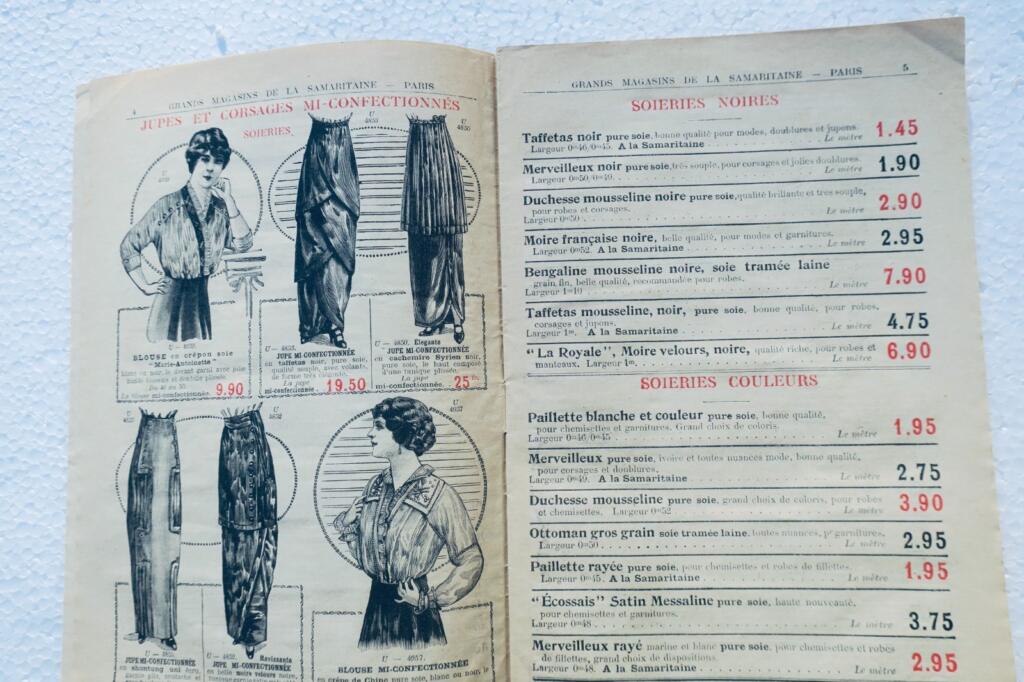 samaritaine été 1914 supplément échantillonné