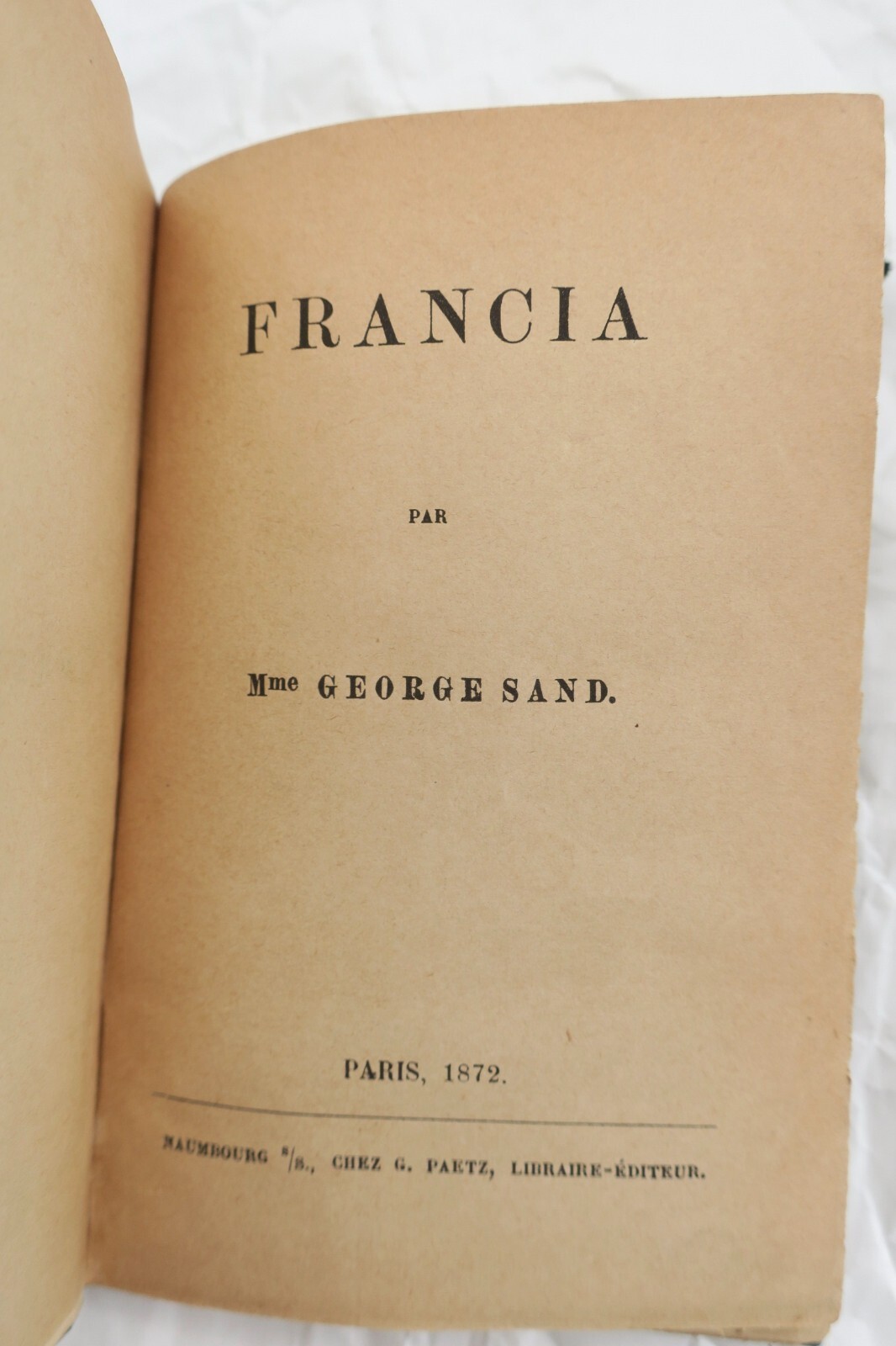 Seltenes Werk von Georges Sand<span class="lla-card-orig-wrap"><span class="lla-card-orig">❦ Sand FRANCIA 1872</span></span> - La Librairie Antique