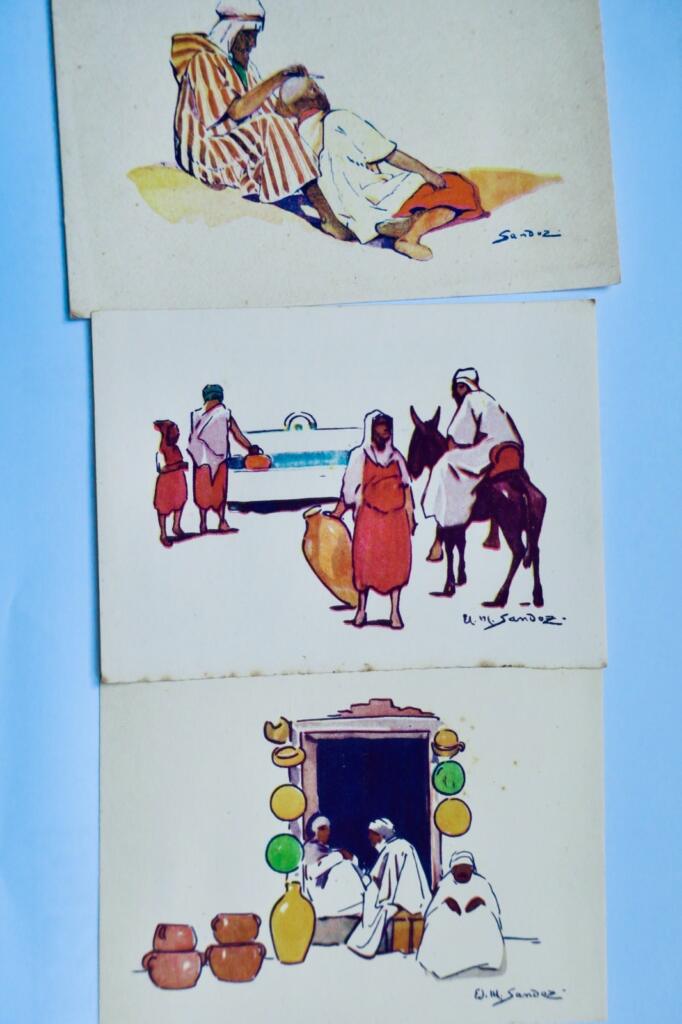 Sandoz 3 CPA AFRIQUE DU NORD