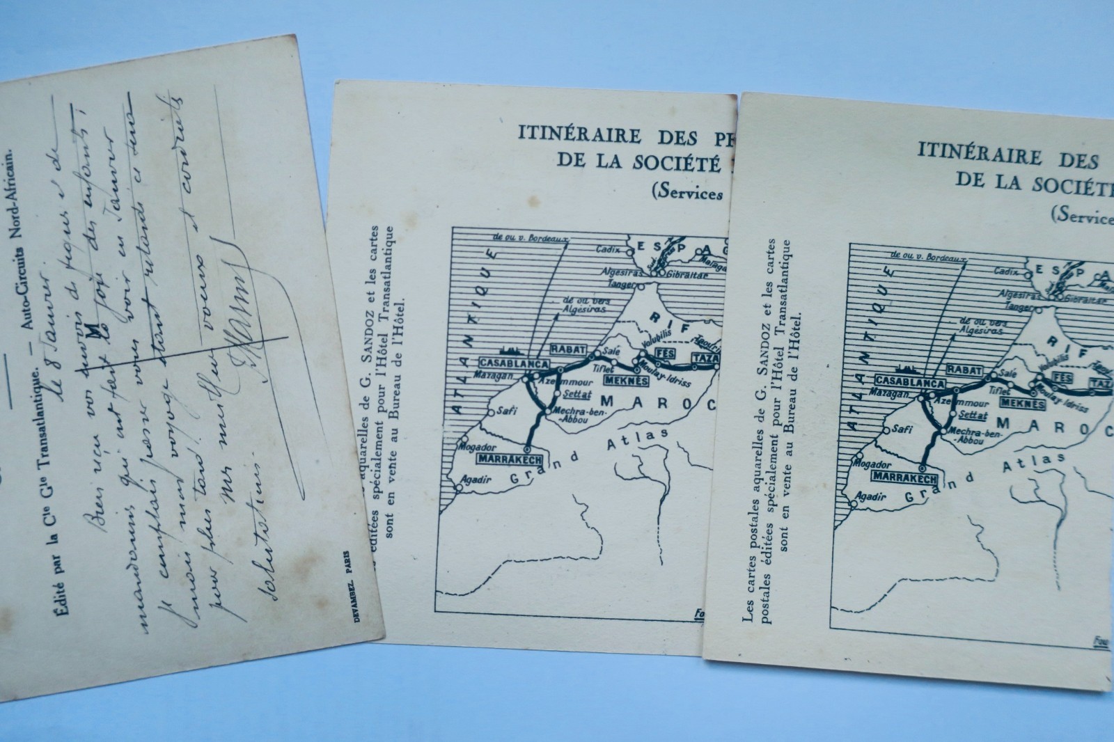 Sandoz 3 CPA AFRIQUE DU NORD – Image 2