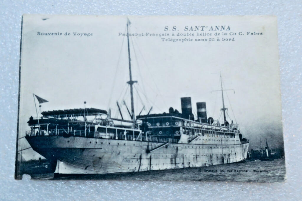 Sant'Anna 1916 Dampfschiff Compagnie Fabre