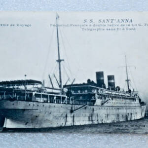 Sant'Anna 1916 paquebot Cie fabre