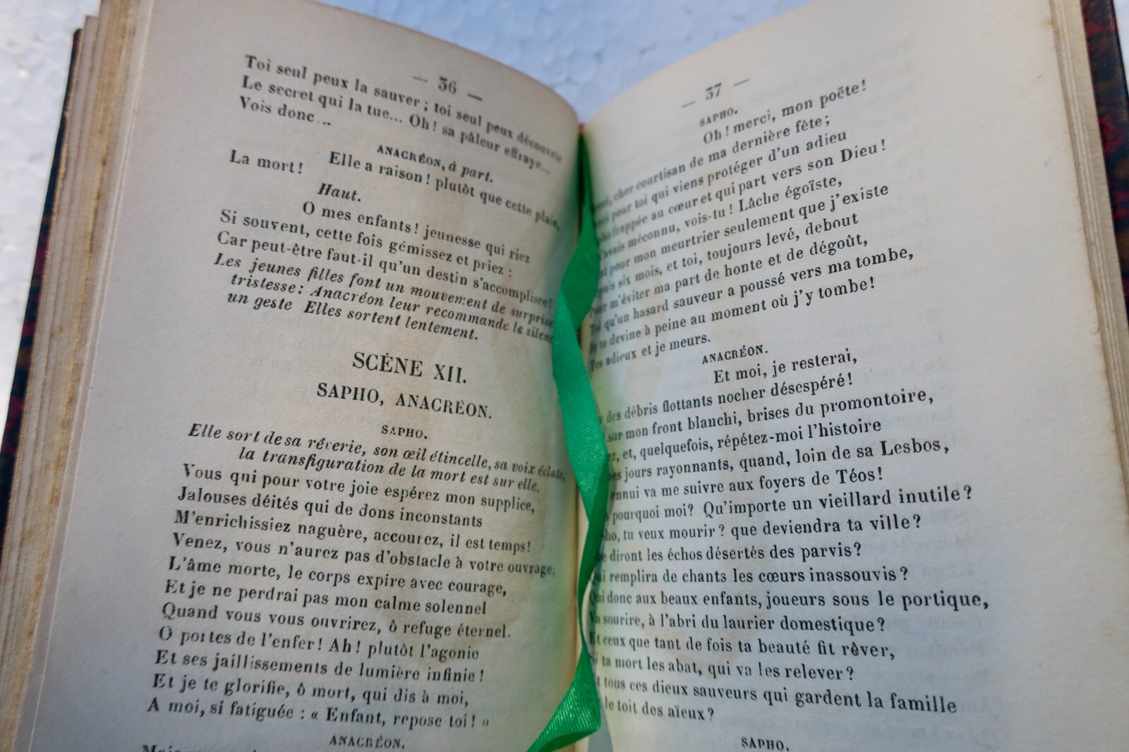 莎芙―一幕韵文剧<span class="lla-card-orig-wrap"><span class="lla-card-orig">❦ SAPHO – DRAME EN UN ACTE ET EN VERS MINI 1851</span></span> - La Librairie Antique