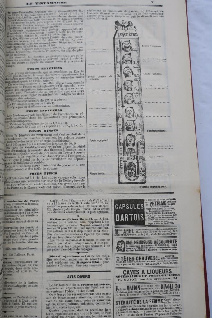 French Weekly Satirical Magazine 1882