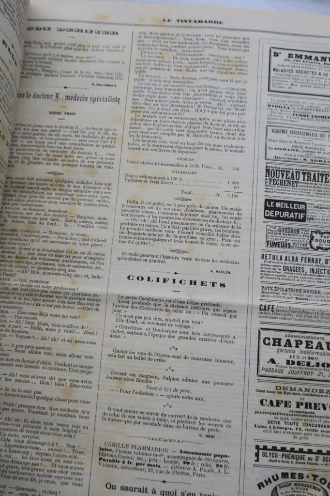 French Satirical Weekly 1882