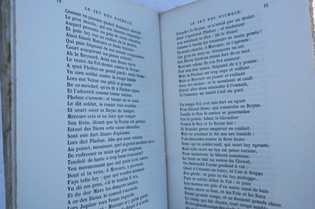 中世チェス詩:ラテン語からフランス語への翻訳