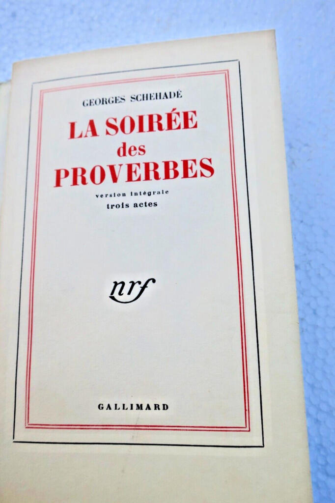 An Evening of Proverbs