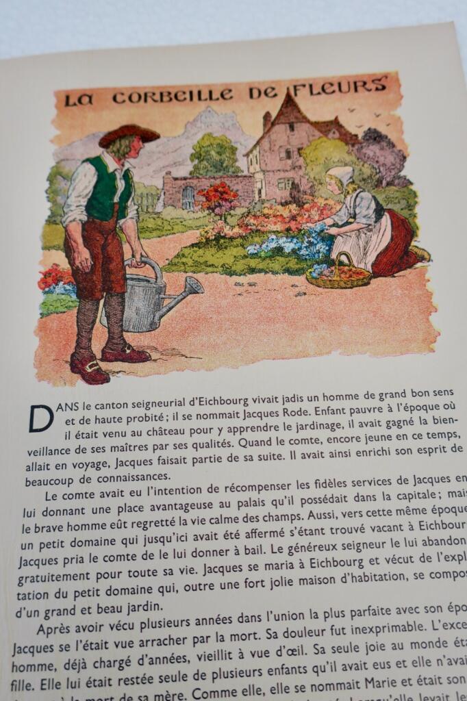 Schmid, Thiriet H. (illustrations) La corbeille de fleurs