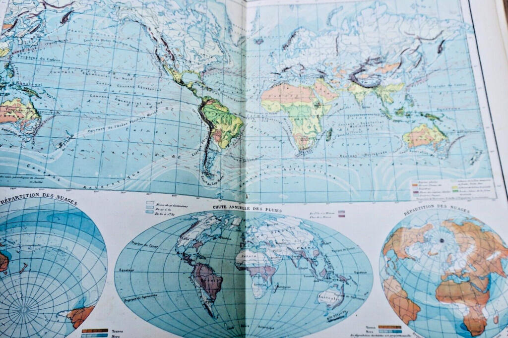 Comprehensive Atlas with 64 Color Maps and Ethnographic Data