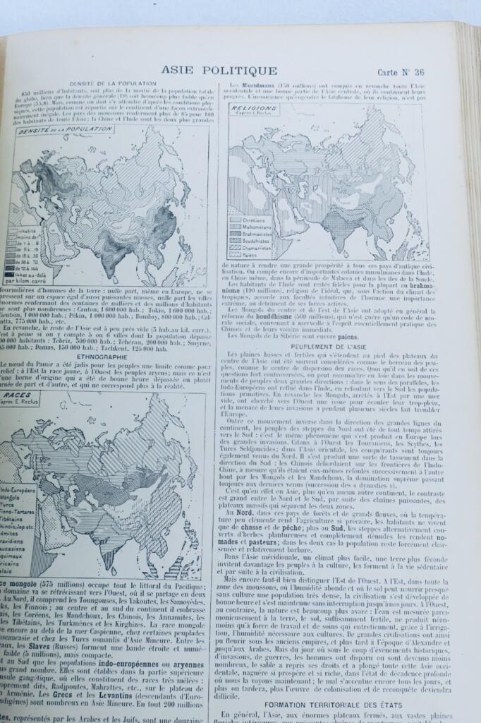 Modern Geography Atlas with Illustrations
