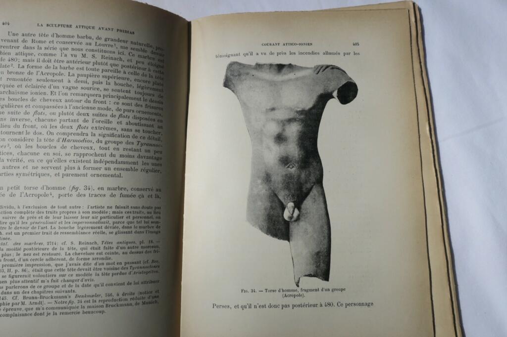 sculpture attique avant Phidias 1904