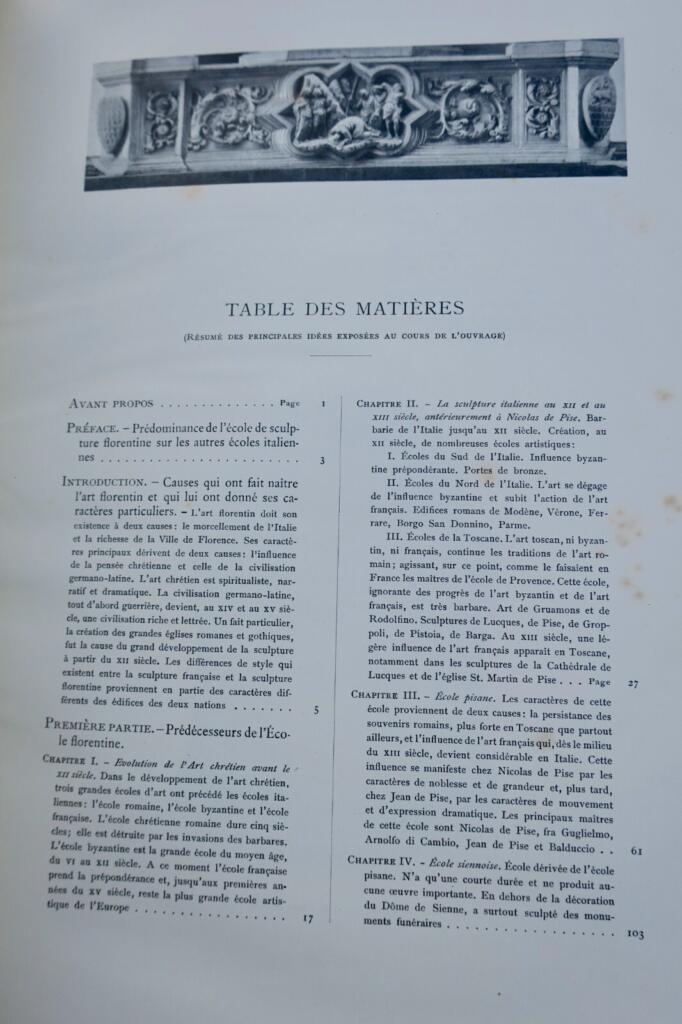 Florentine Sculpture and Its Predecessors