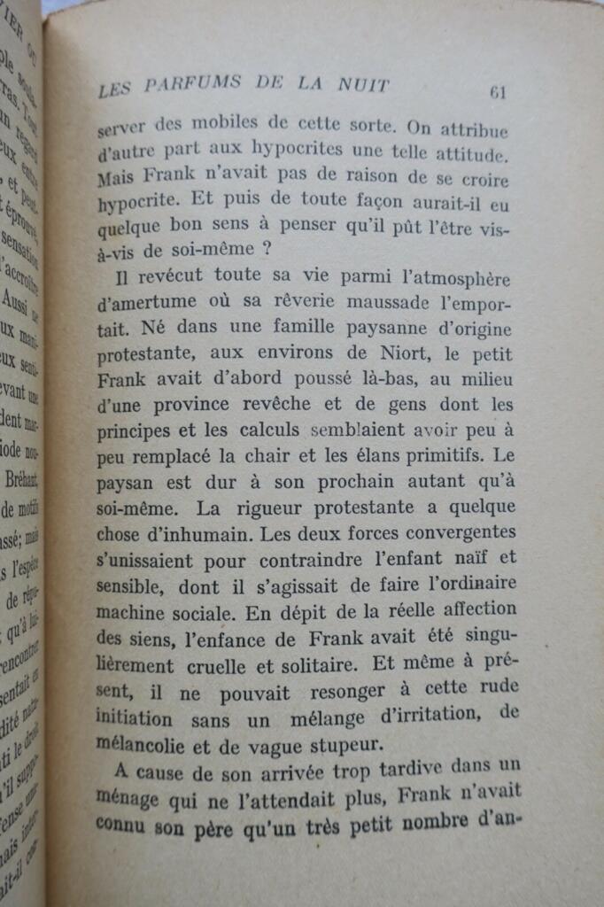 SEBASTIEN ROBERT. OLIVIER OU LES PARFUMS DE LA NUIT + dédicace