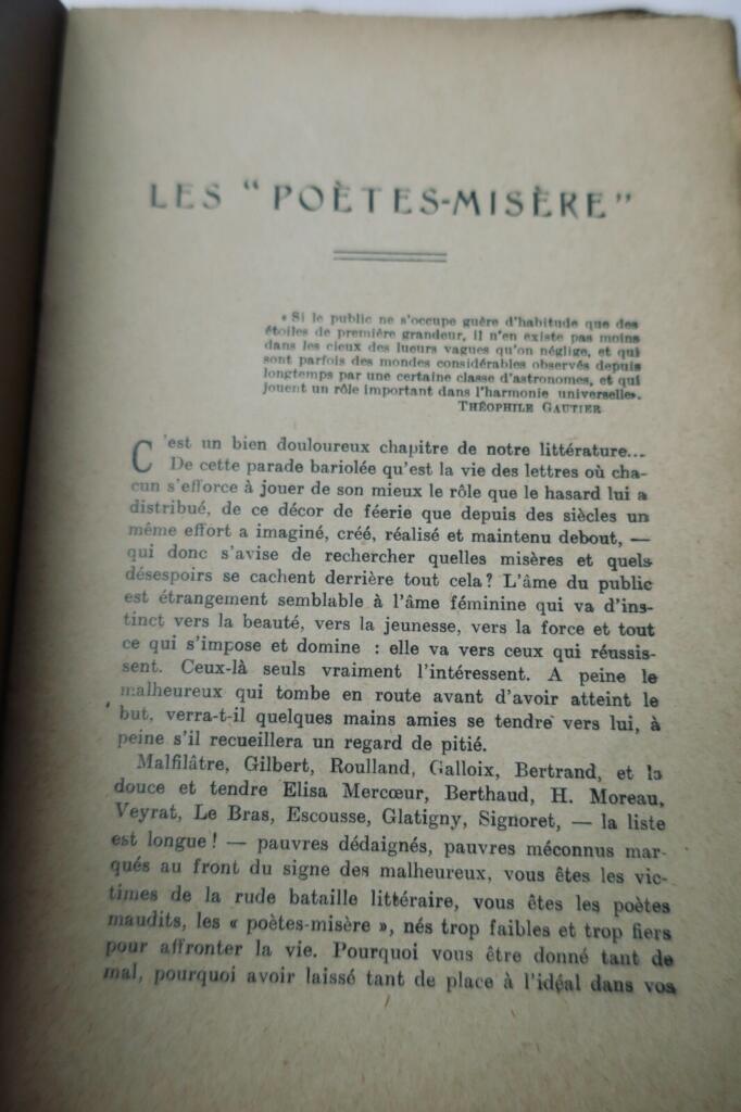 Poeten in Not, mit Widmung