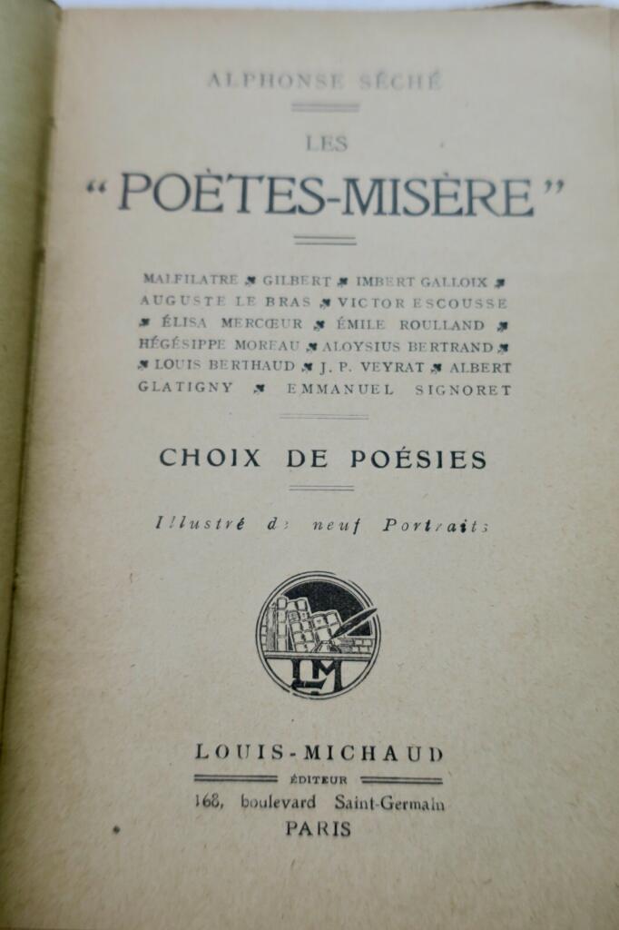 Poeten in Not, mit Widmung
