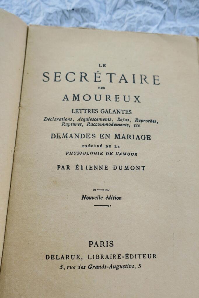 Secrétaire des amoureux. Lettres galantes