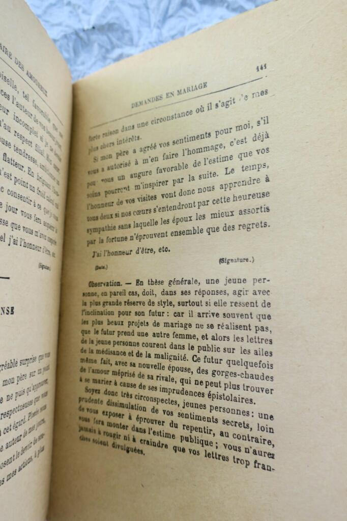 Secrétaire des amoureux. Lettres galantes