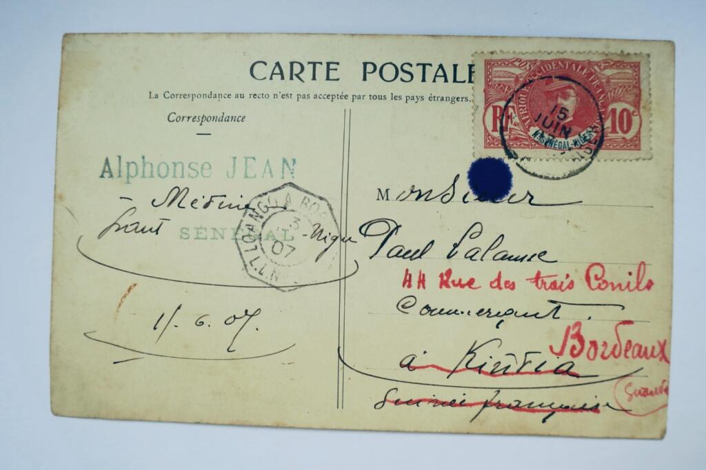Senegal-Dorfansicht von 1907