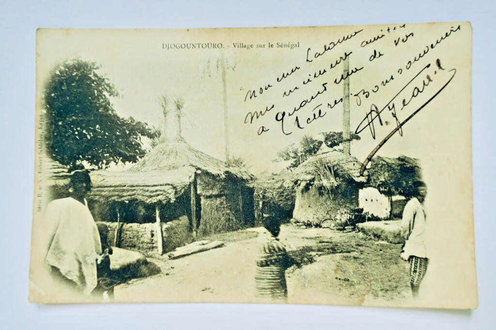 Senegal-Dorfansicht von 1907