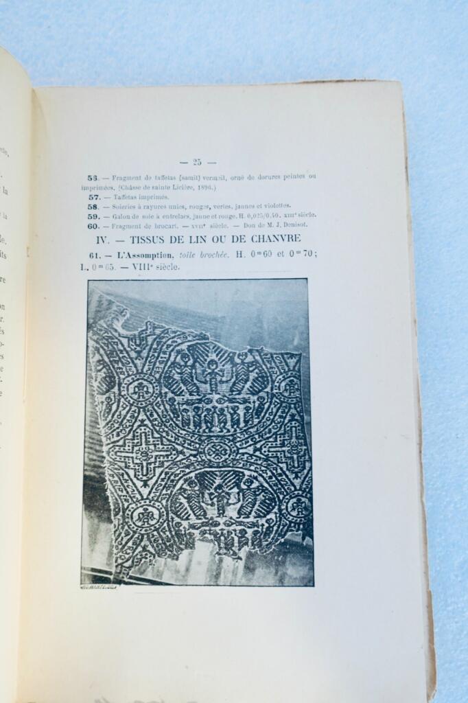 Cathedral Treasury Inventory, Sens 1897