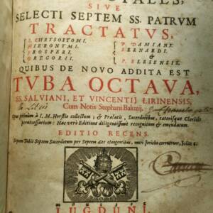 septem tubae sacerdotales sive selecti septem S.S patrum tractatus 1680