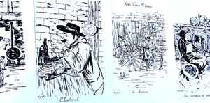 Serigraphs depicting old trades