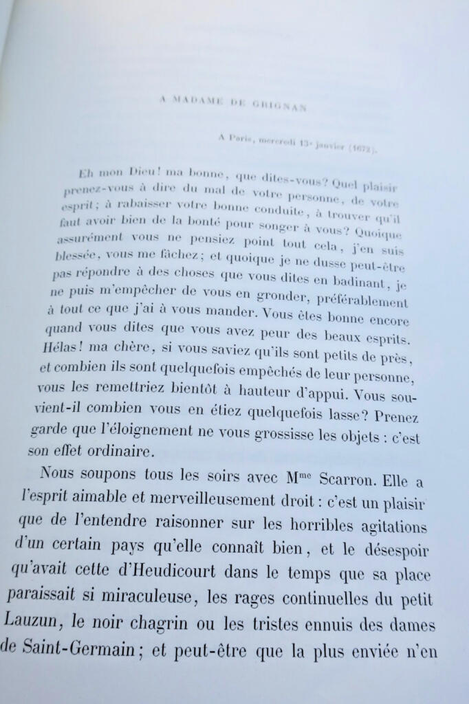 Sévigné Lettres choisies de Madame de Sévigné