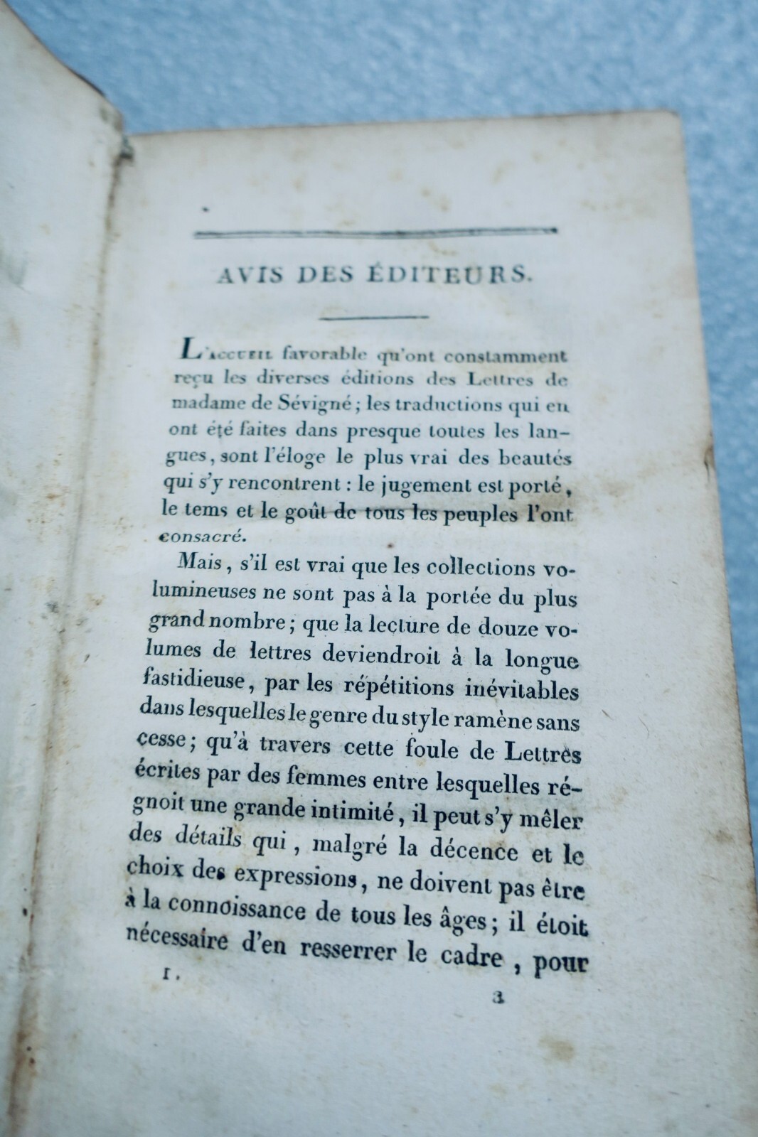 Sévigné Lettres choisies de Mmes de Sévigné, de Grignan, de Simiane 1815 - La Librairie Antique