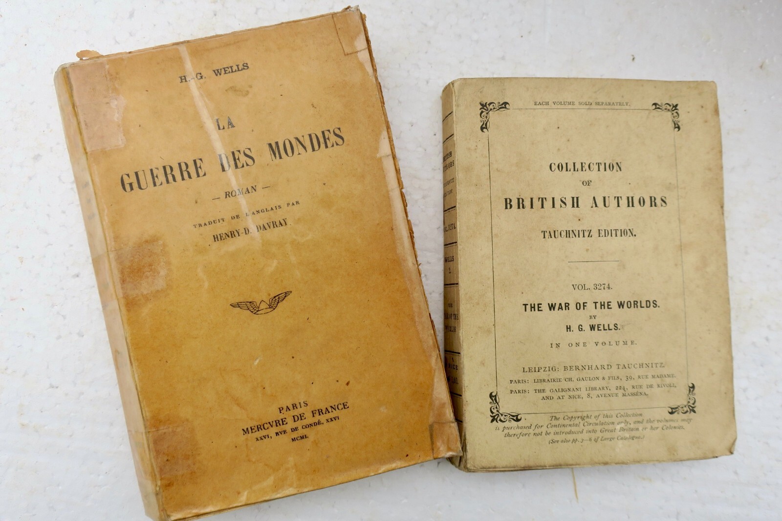 H.G.威尔斯的世界大战<span class="lla-card-orig-wrap"><span class="lla-card-orig">❦ SF WELLS (Herbert-George) La Guerre des Mondes war of the worlds</span></span> - La Librairie Antique