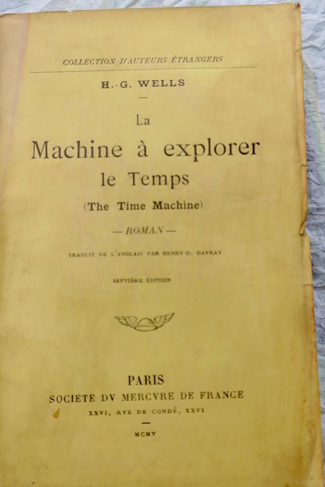 SF WELLS La Machine à explorer le temps (The Time machine) 1906 – Image 2