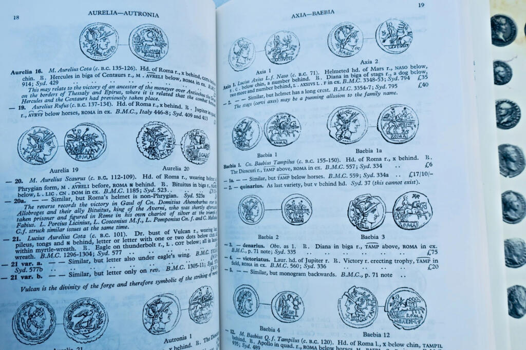 silver SEABY Roman silver coins