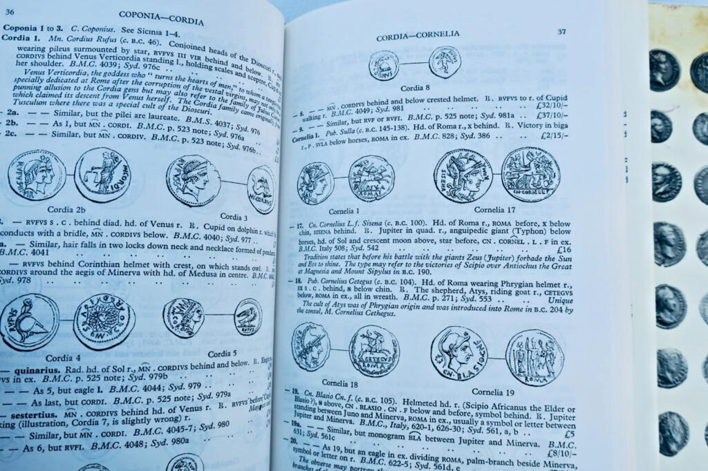 silver SEABY Roman silver coins