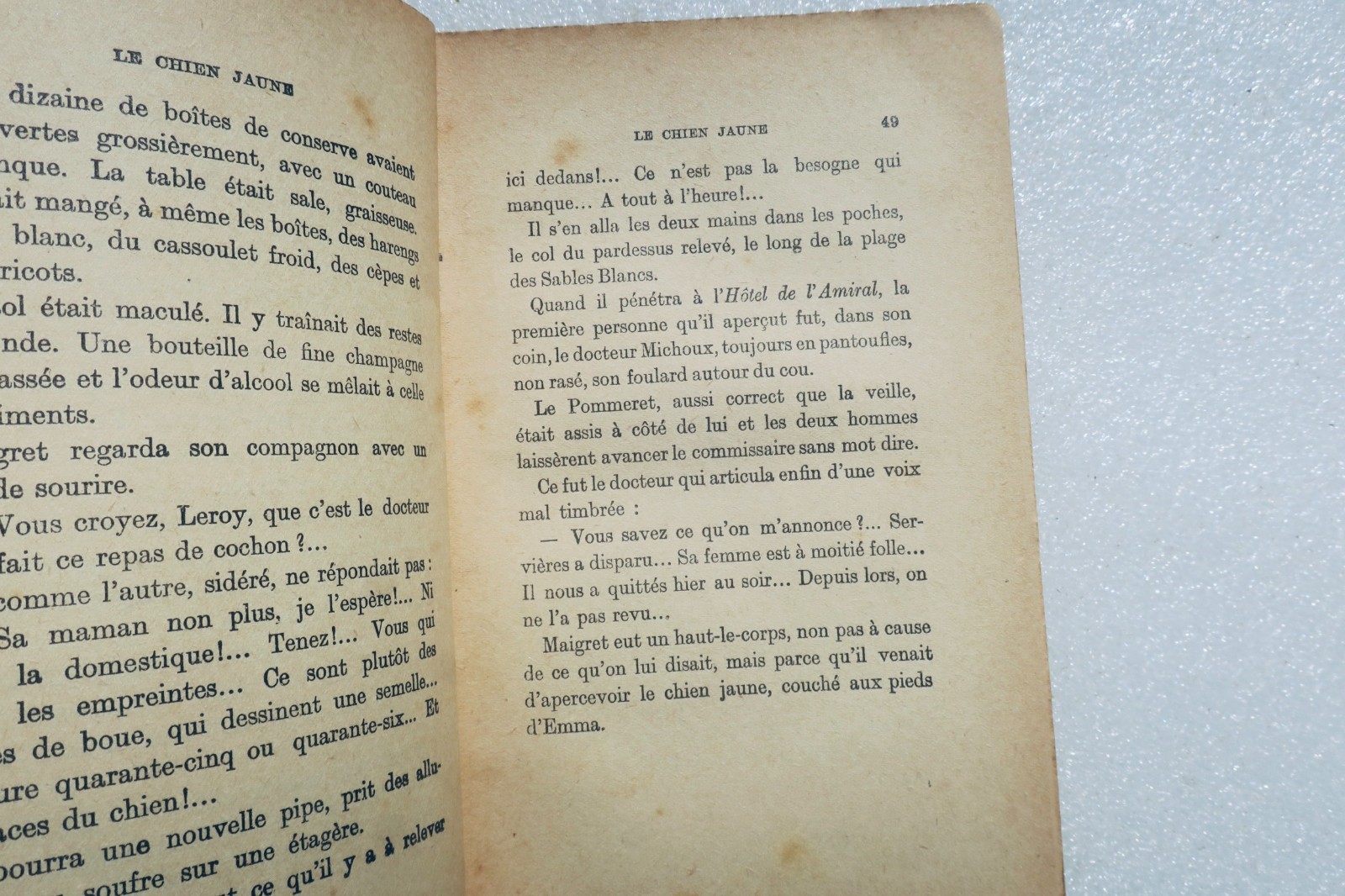 SIMENON Georges Le Chien Jaune Collezione Les Enquetes du Commissaire Maigret – Image 3