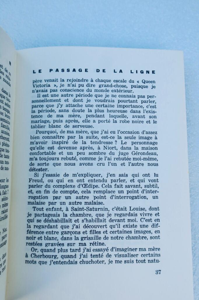 Crossing the Line - Simenon 1958