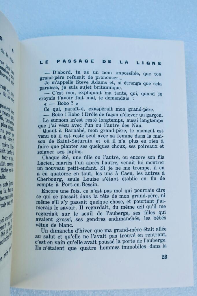 Crossing the Line - Simenon 1958