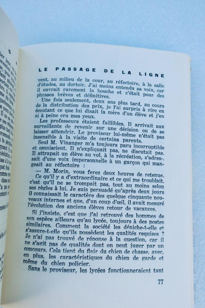 Crossing the Line - Simenon 1958
