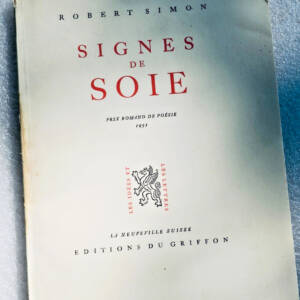 SIMON (Robert) Signes de soie 1951
