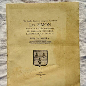 Simon une famille d'ancienne bourgeoisie Saint-Loire 1950