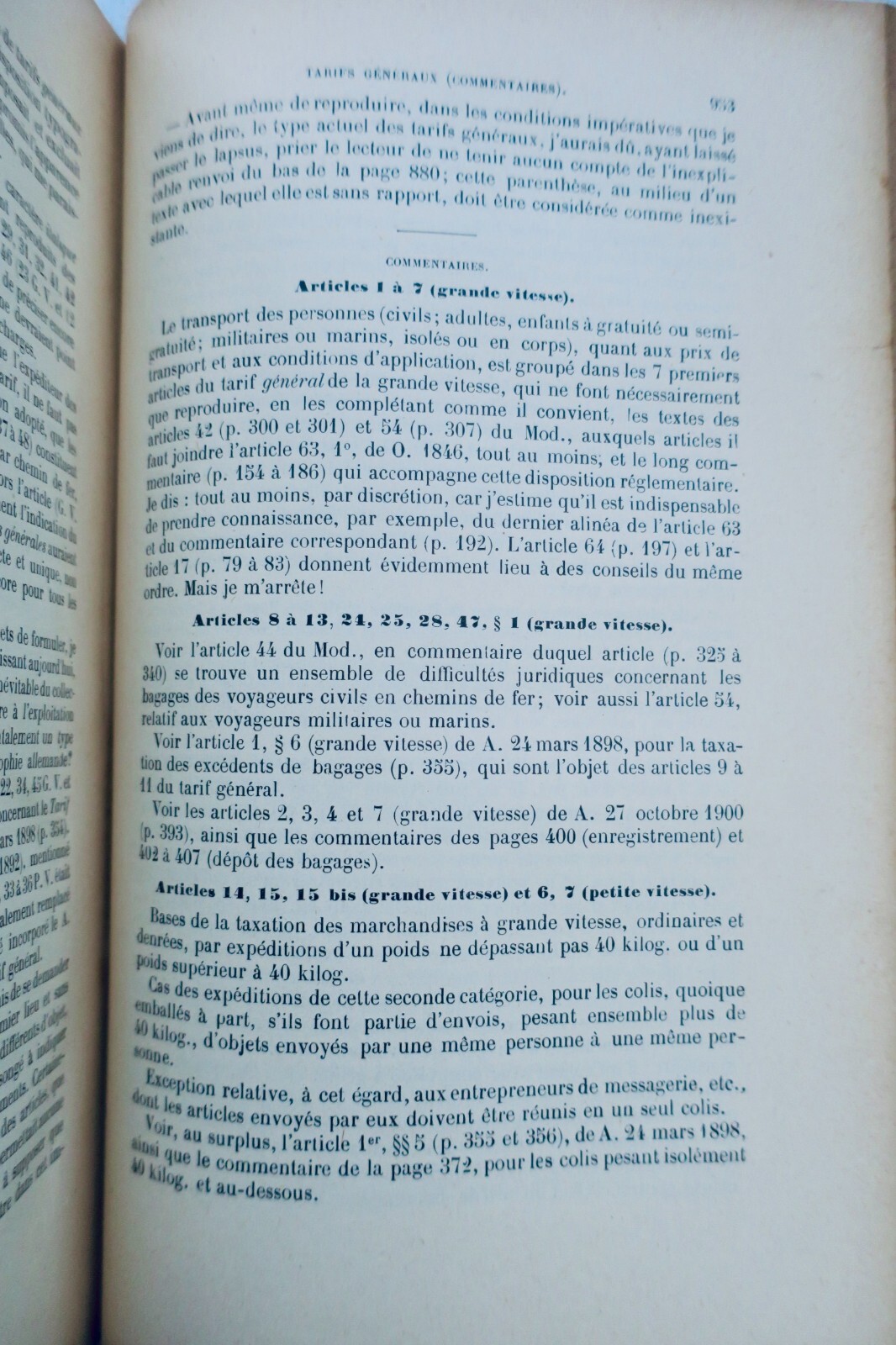 Annotierter Code der Eisenbahnen 1905<span class="lla-card-orig-wrap"><span class="lla-card-orig">❦ SNCF CODE ANNOTÉ DES CHEMINS DE FER EN EXPLOITANTS 1905</span></span> - La Librairie Antique