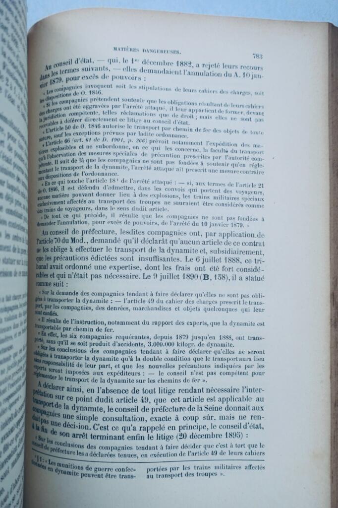 SNCF CODE ANNOTÉ DES CHEMINS DE FER EN EXPLOITANTS 1905