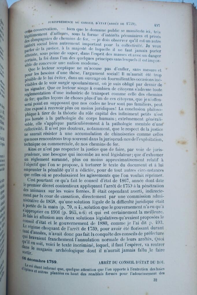 SNCF CODE ANNOTÉ DES CHEMINS DE FER EN EXPLOITANTS 1905