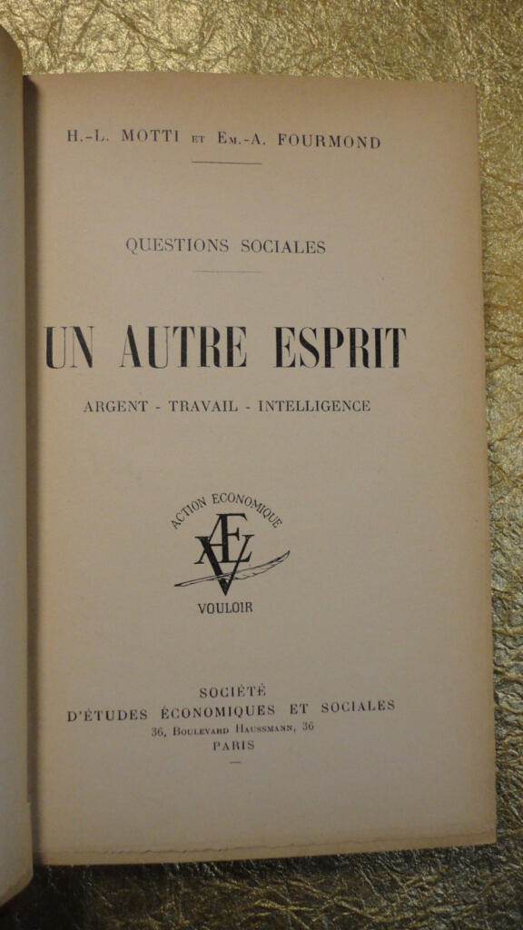 SOCIALES – UN AUTRE ESPRIT ARGENT TRAVAIl