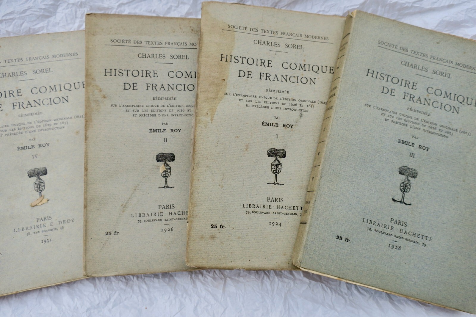 SOREL Charles Histoire comique de Francion - La Librairie Antique
