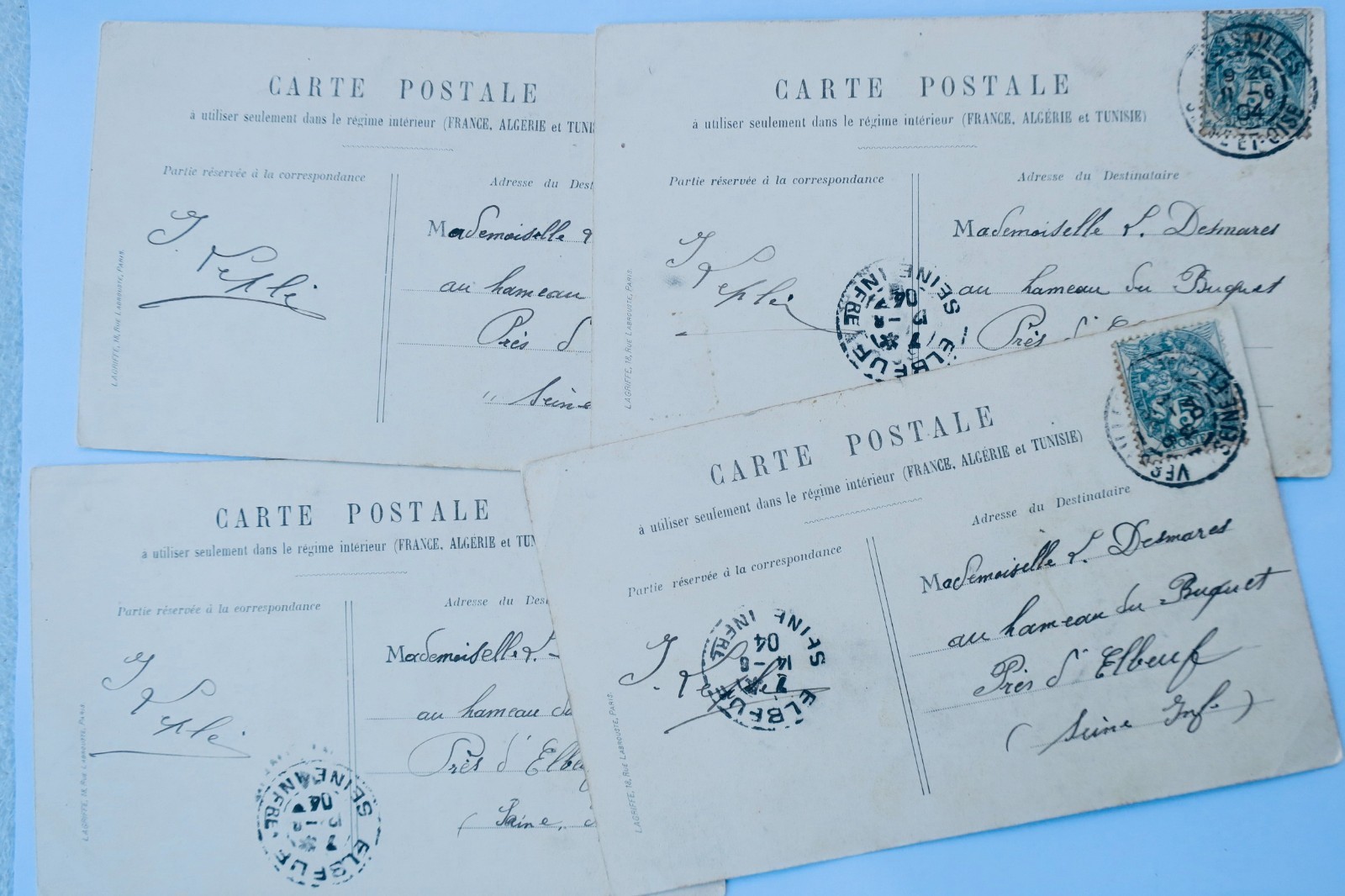 Soubrette Bonnes Valets nos bons domestiques 4 CPA - La Librairie Antique