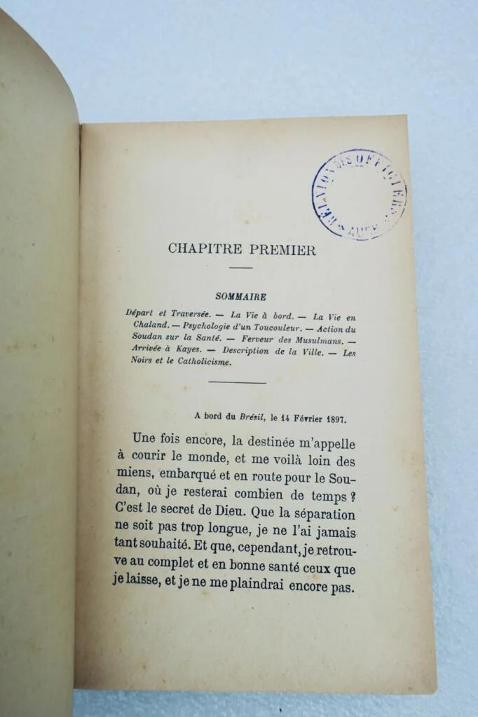Soudan Dernier carnet de route Au Soudan français
