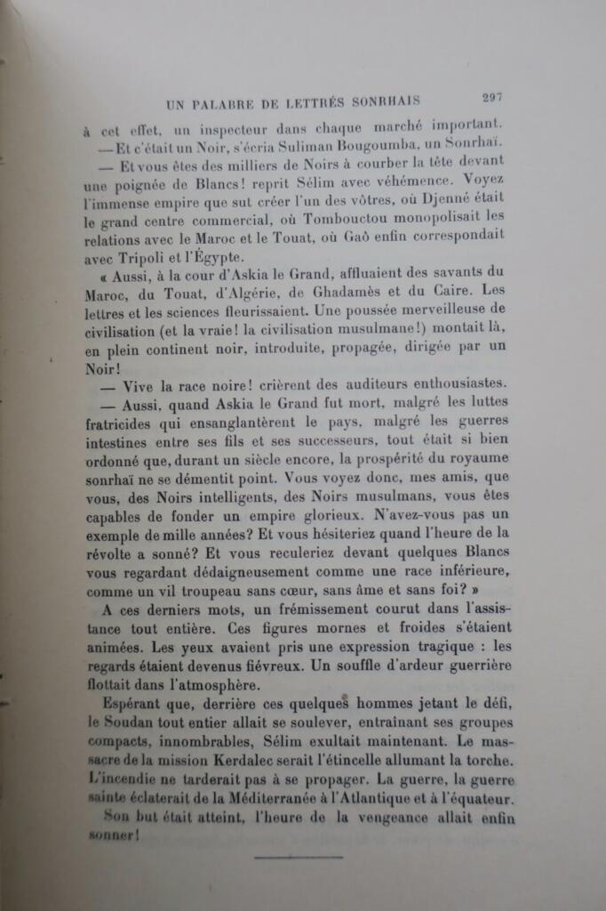 Soudan LA FAMILLE KERDALEC AU SOUDAN. ESSAI DE VULGARISATION COLONIALE