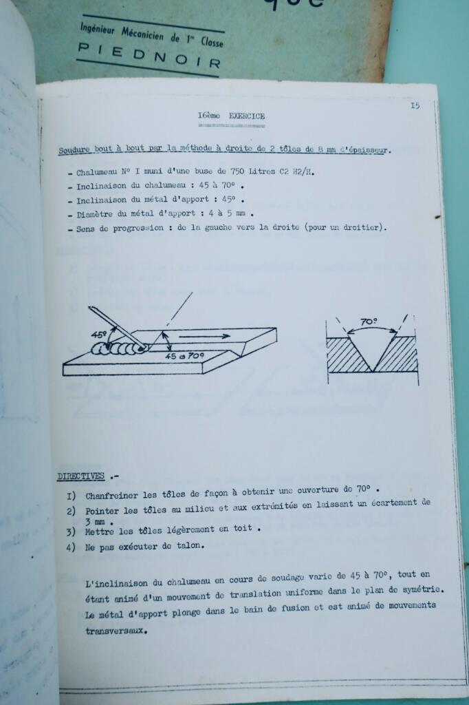 Schweißkurse der Marine-Schule Toulon