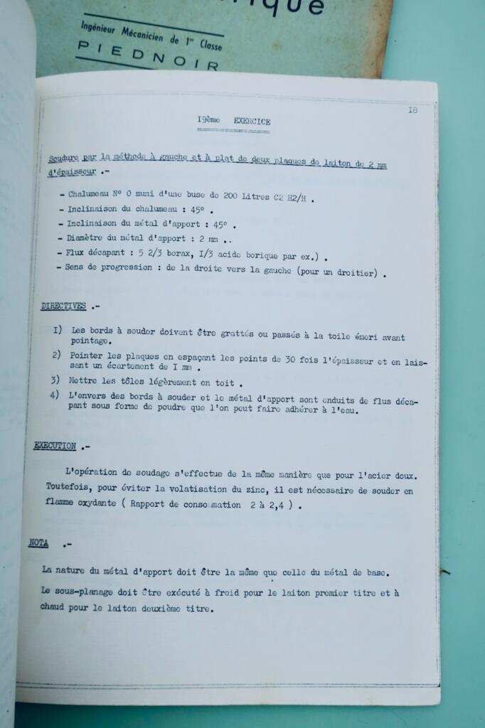 Schweißkurse der Marine-Schule Toulon