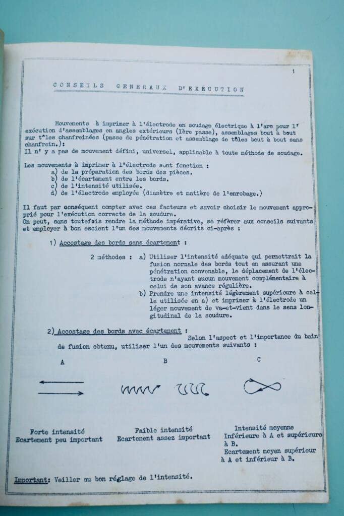Schweißkurse der Marine-Schule Toulon