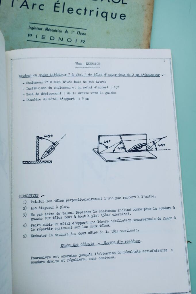 Schweißkurse der Marine-Schule Toulon